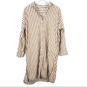 Madewell Button down shirt dress size Large